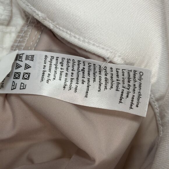 Spanx Skinny Jeans Womens Small White Ankle High Rise Tummy Shaping Pull On Pant - Picture 13 of 13